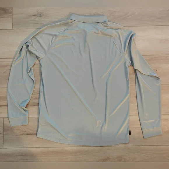 Timberland PRO Mens Wicking Good Long-Sleeve Polo Gray Large L New - Picture 2 of 4